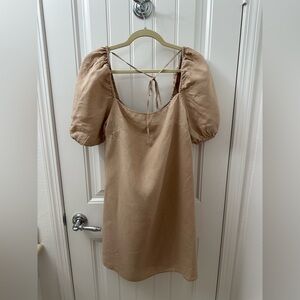 & Other Stories Puff-Sleeve Dress with Tie Back